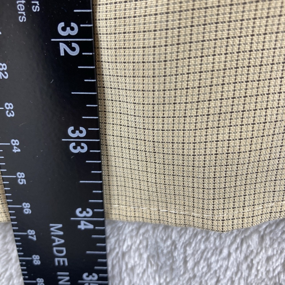 Tri-Mountain Shirt Mens XL Checked Long Sleeve Button Down Polynosic Blend - Picture 8 of 12